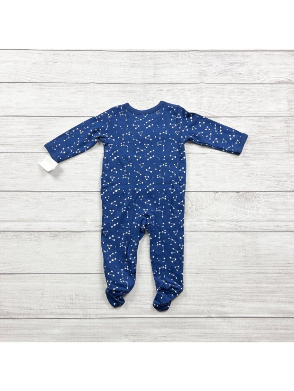 Sterling Baby Blue Constellation Footed Snap Sleeper One Piece NWT 3-6 Months - Picture 3 of 3